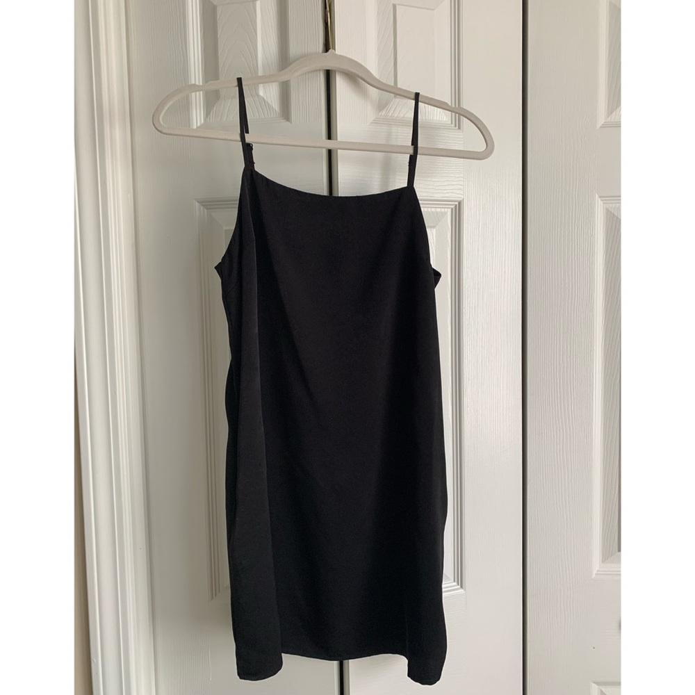 Lulu’s Black Slip Dress